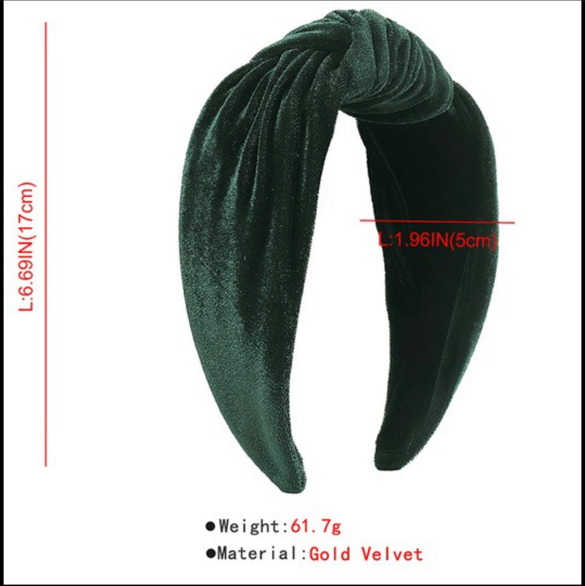 SOLID VELVET HEADBANDS