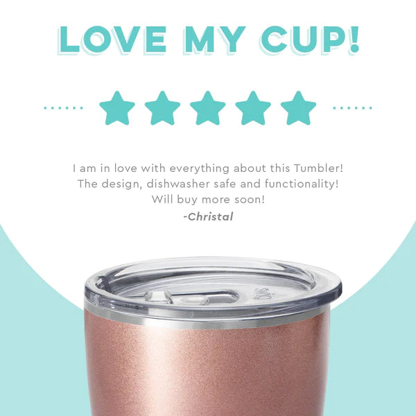 SHIMMER ROSE GOLD TUMBLER
