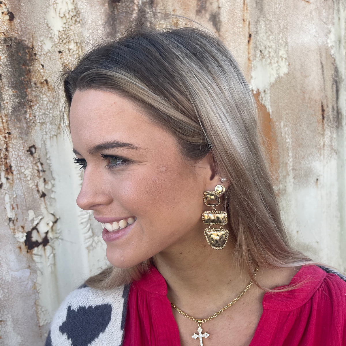 KAYLA GOLD DROP EARRINGS