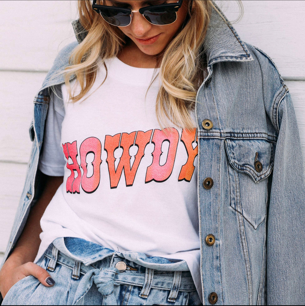 HOWDY CROPPED TEE