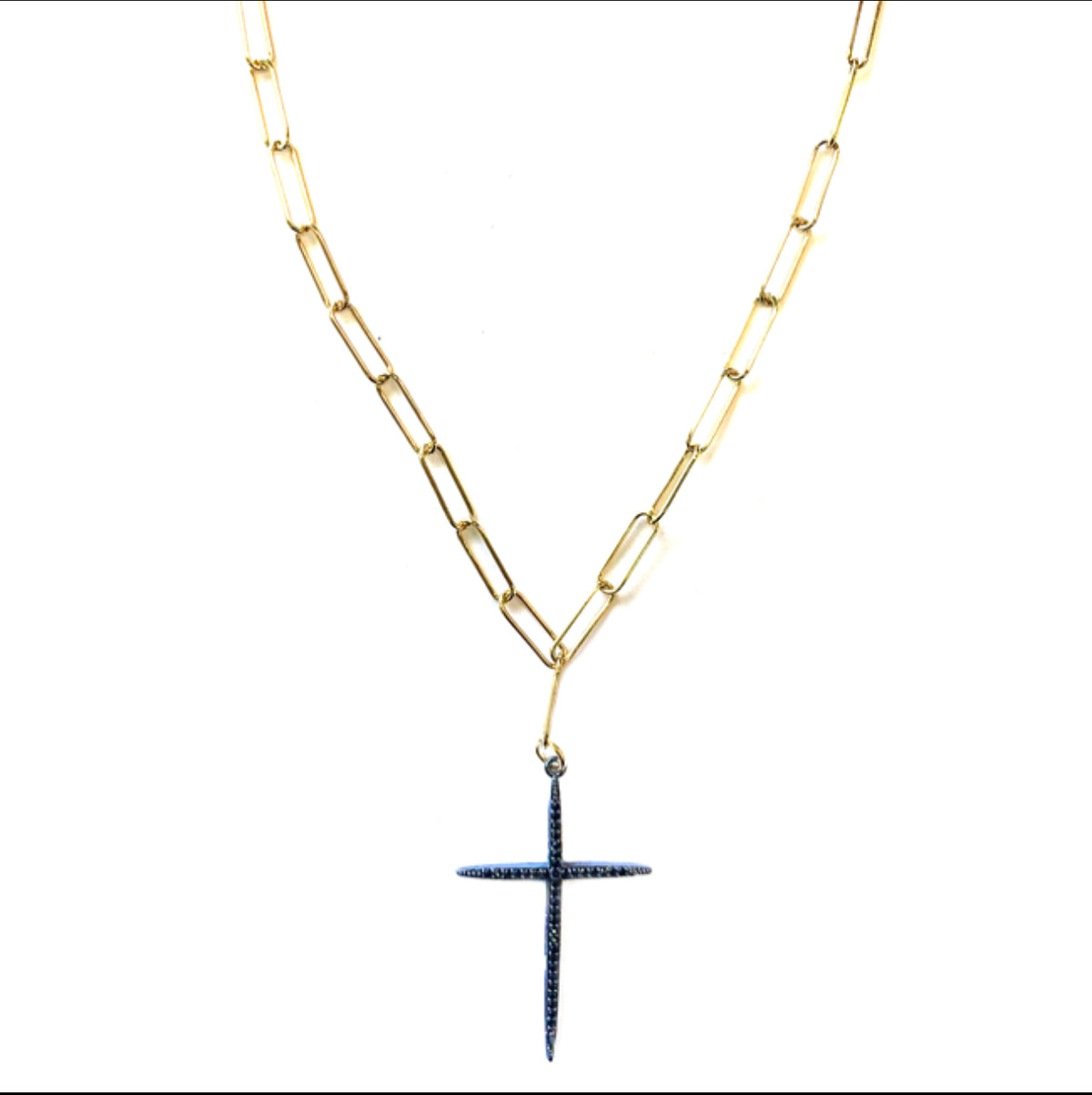 ASH CROSS NECKLACE