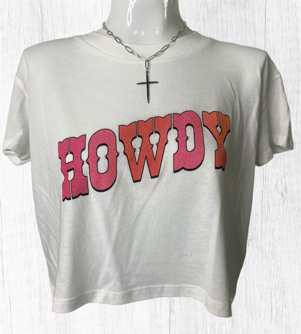 HOWDY CROPPED TEE