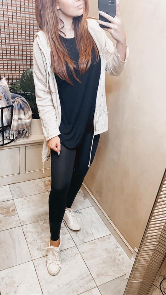 KYLEE MATTE FAUX LEATHER LEGGINGS