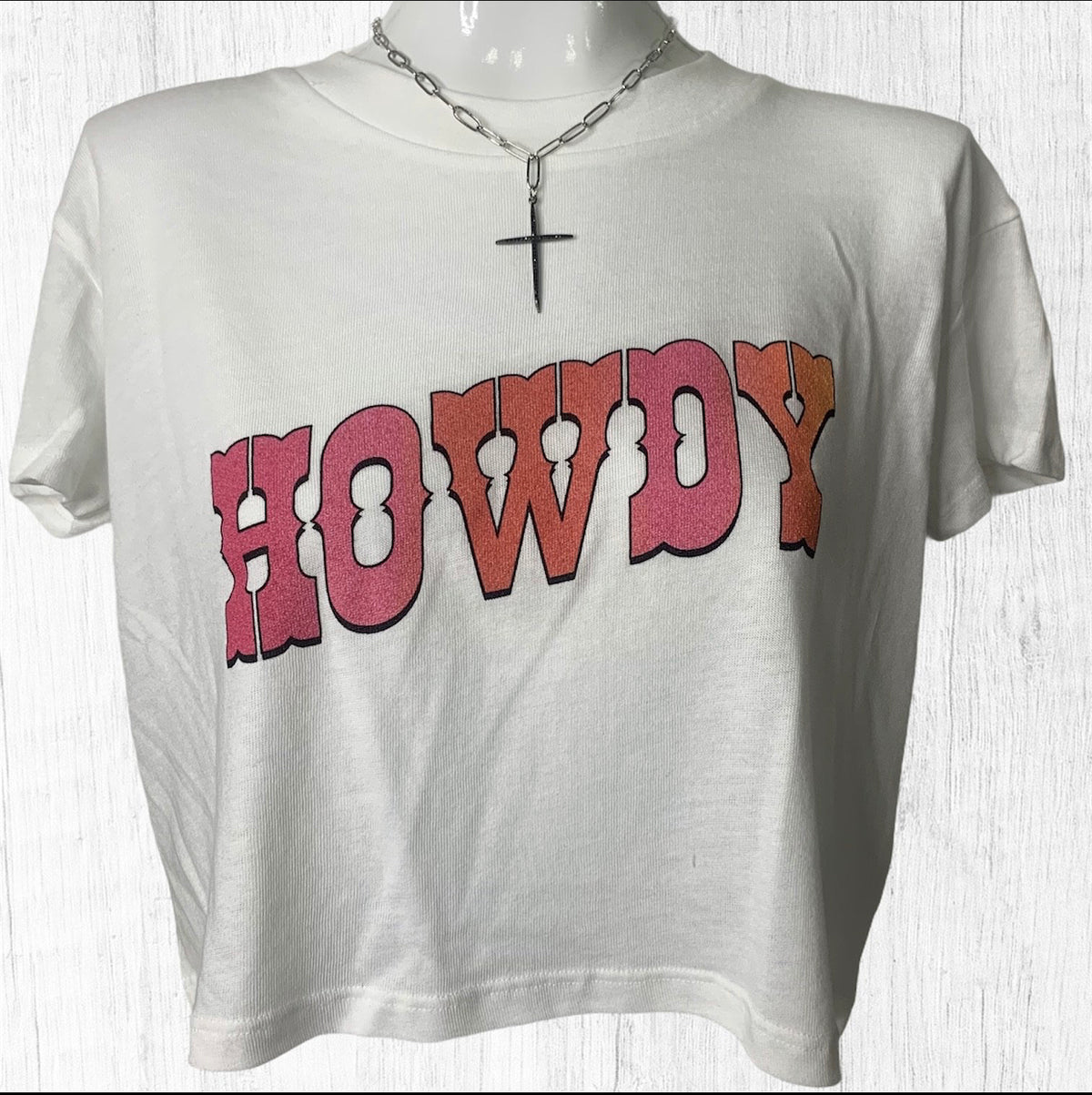 HOWDY CROPPED TEE