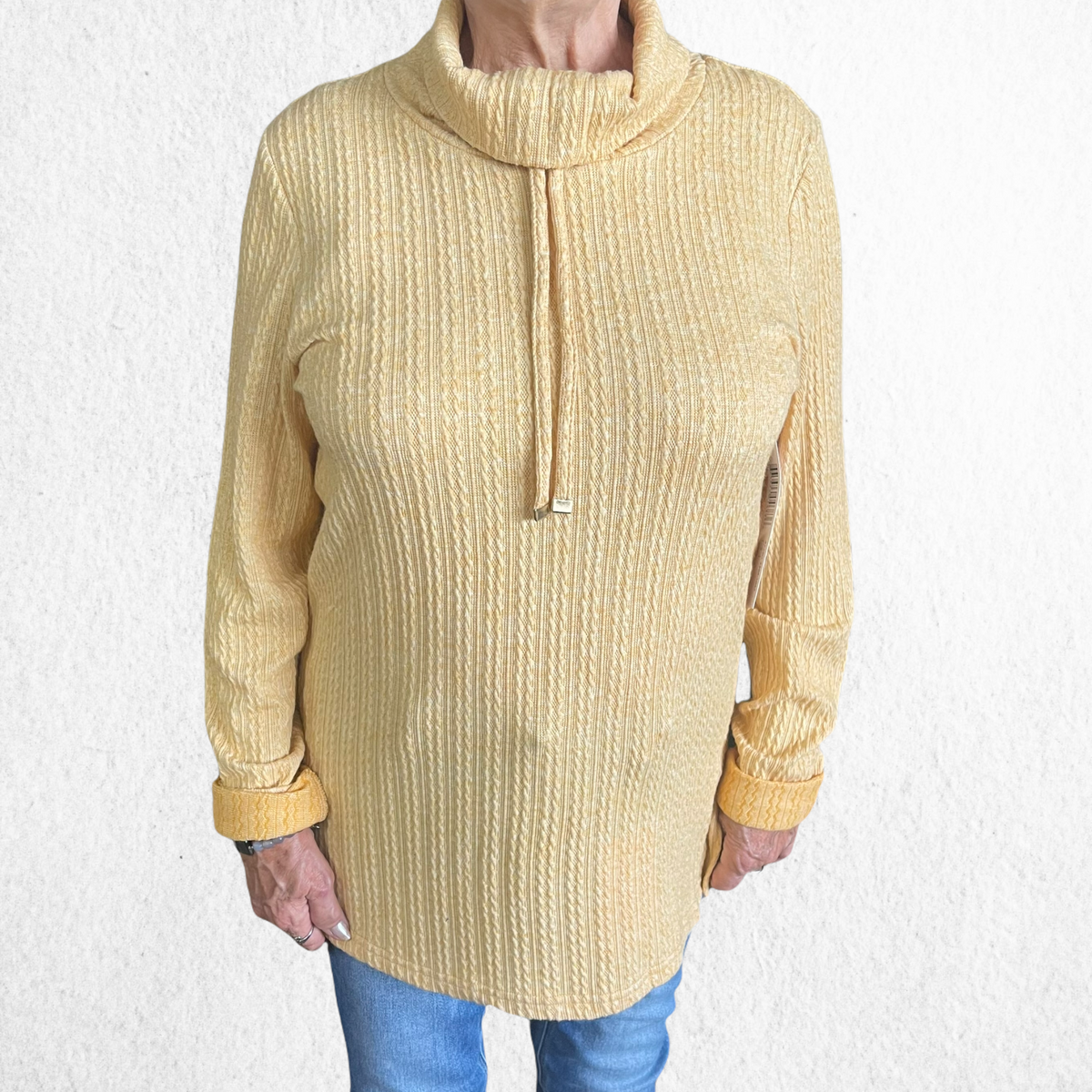 GINGER COWL NK TOP