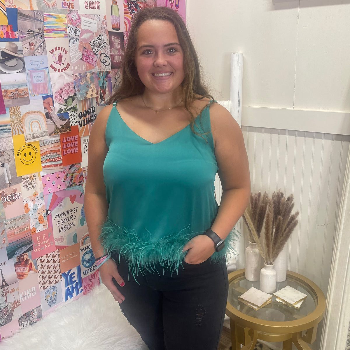 GREEN FEATHER TANK