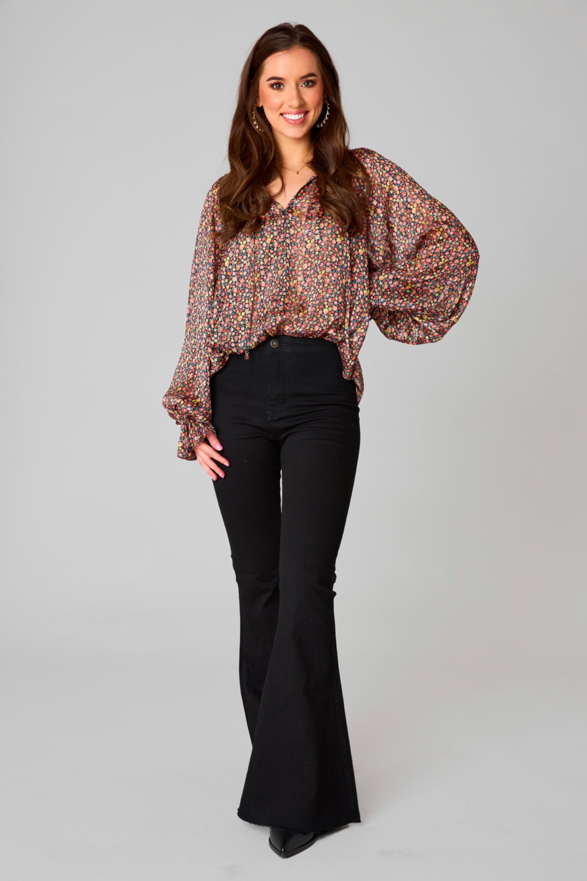MANDY COLOR BURST TOP