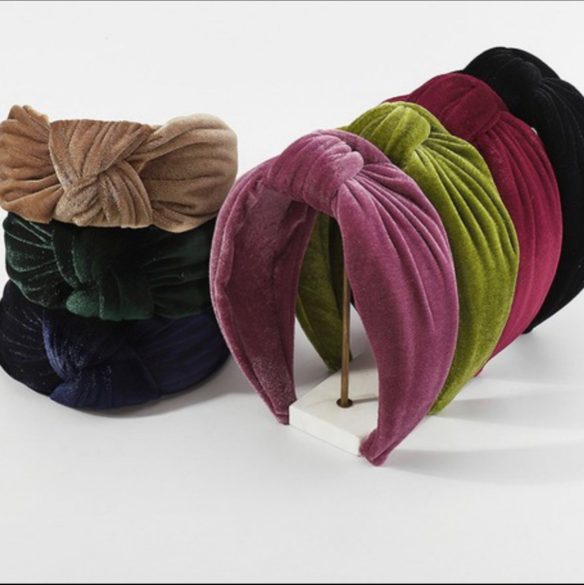 SOLID VELVET HEADBANDS