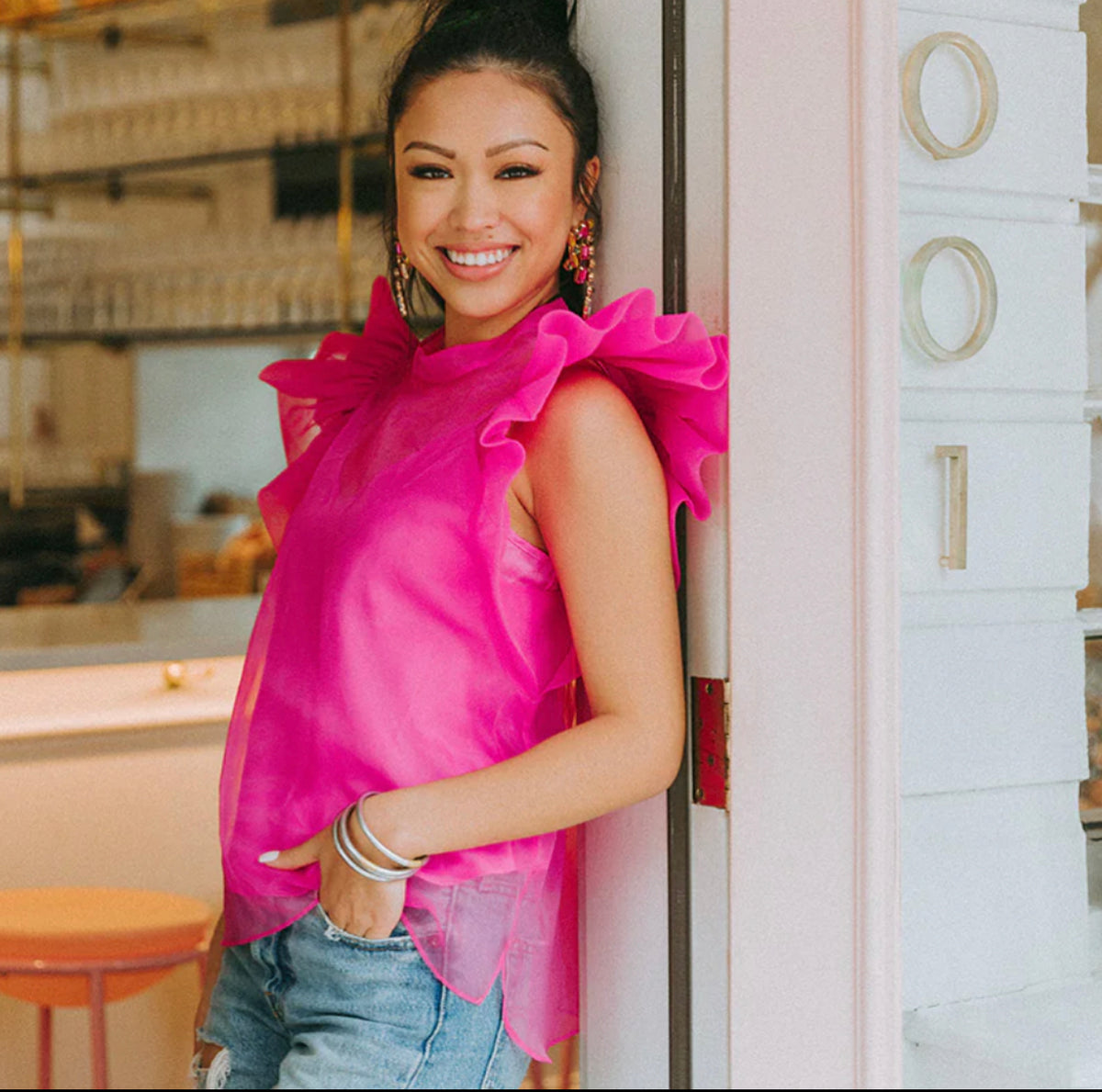 KAYCEE HOT PINK TOP