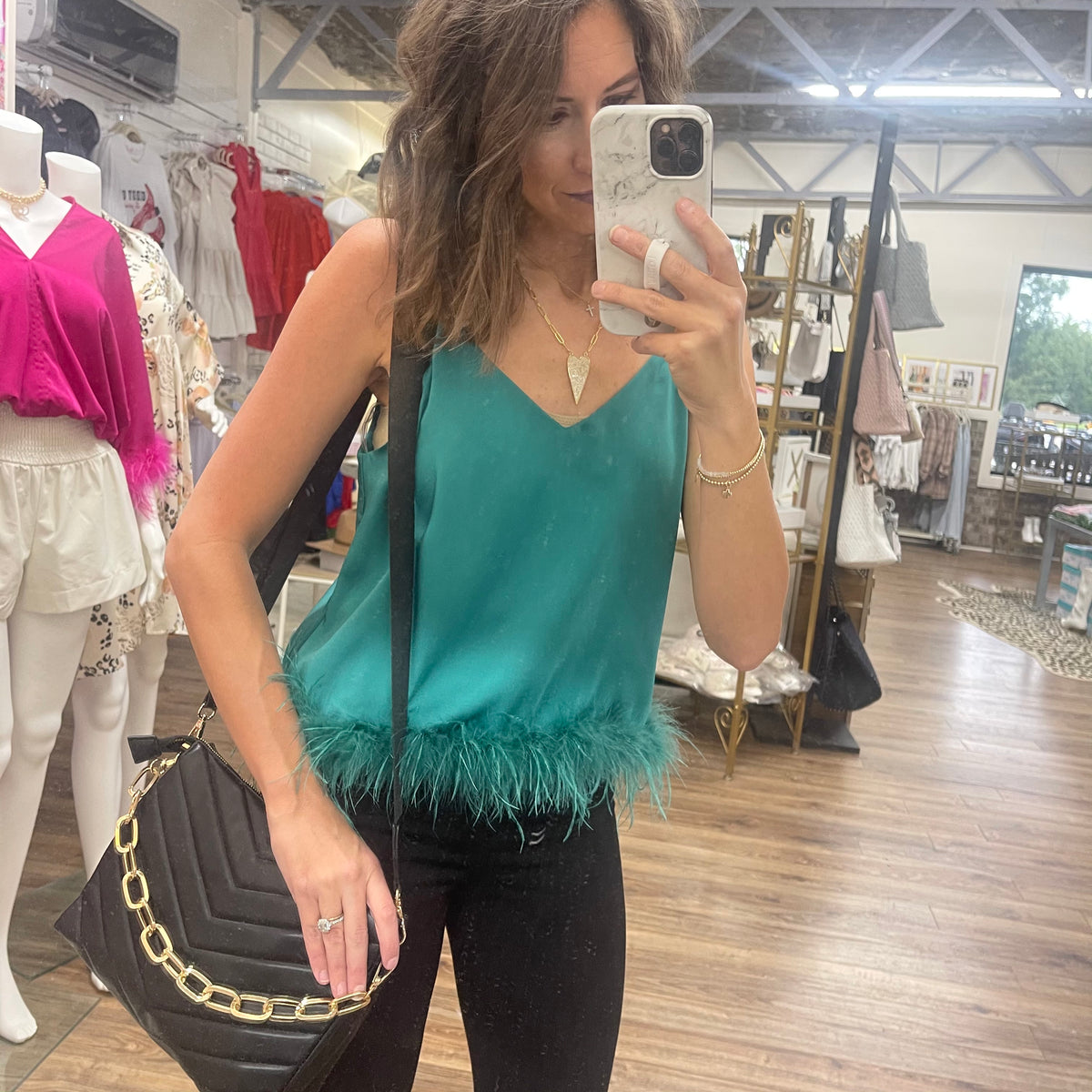 GREEN FEATHER TANK