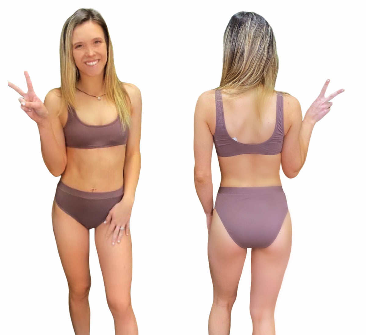 TAUPE SWIMSUIT