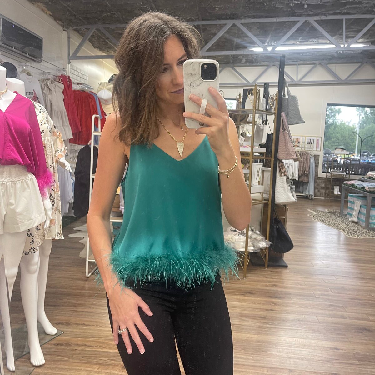 GREEN FEATHER TANK