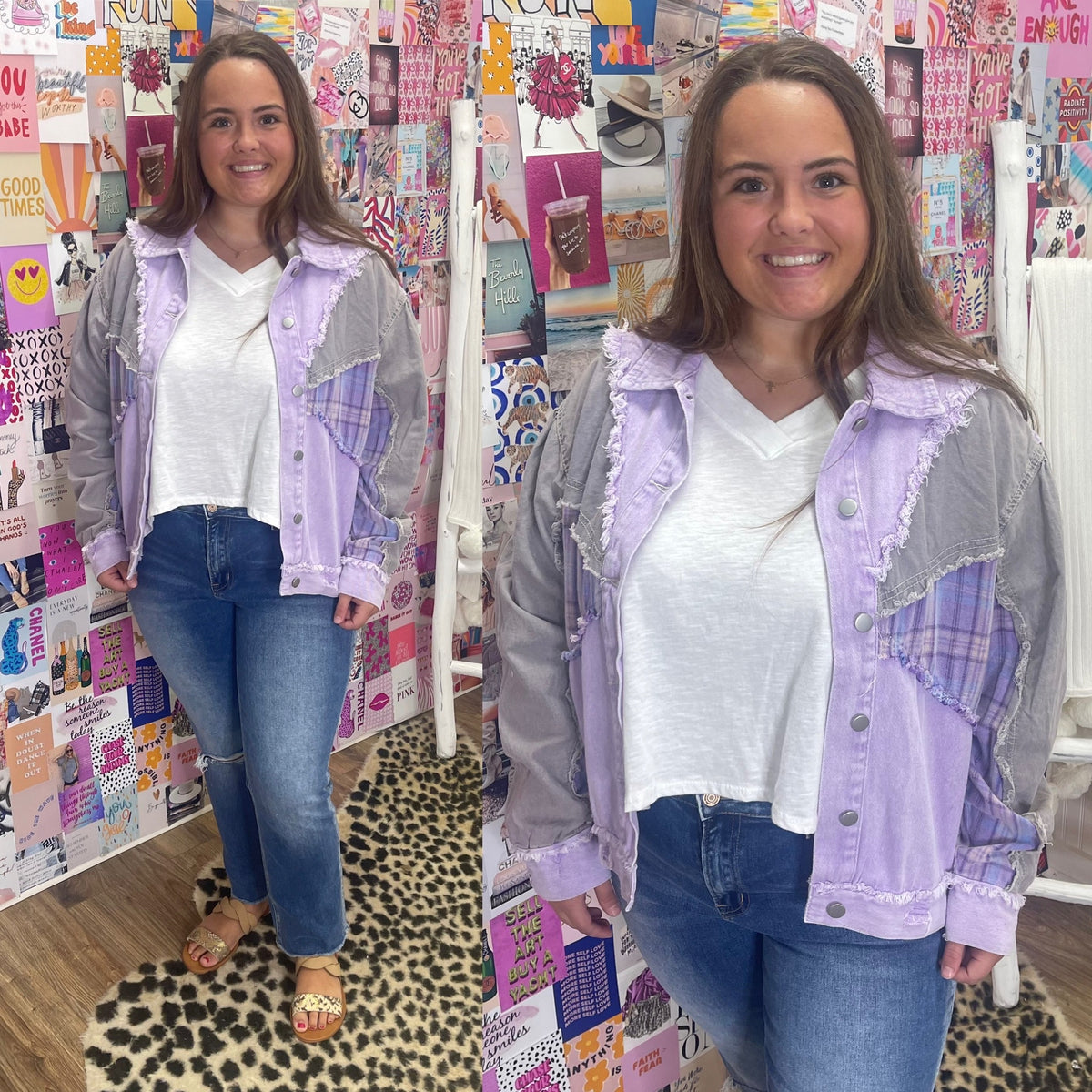 BECCA LAVENDER JACKET- FINAL SALE