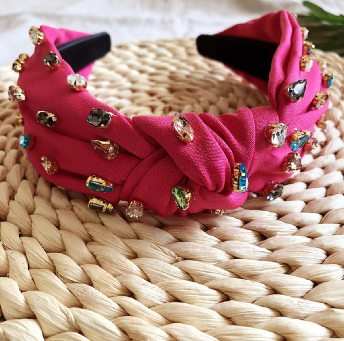 RHINESTONE BEADED HEADBAND