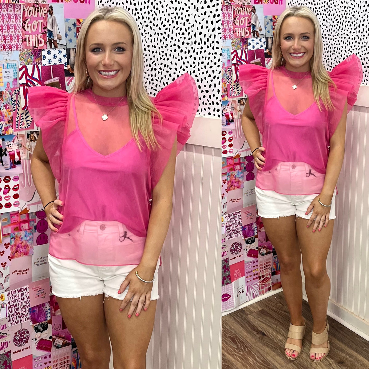 KAYCEE HOT PINK TOP