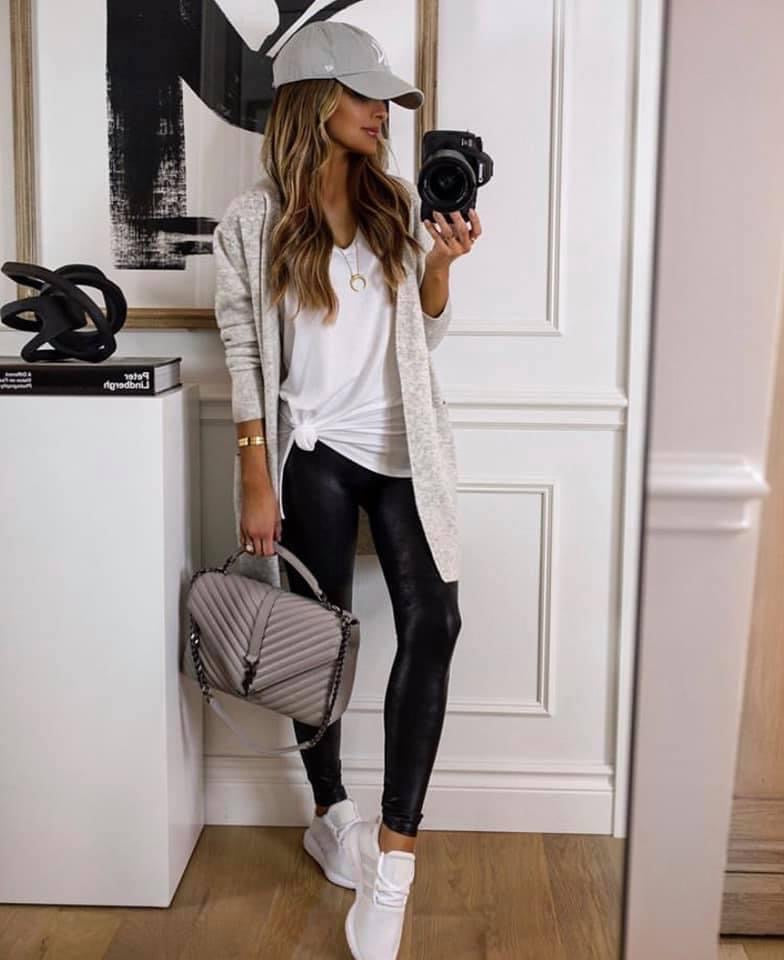 KYLEE MATTE FAUX LEATHER LEGGINGS