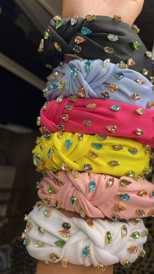 RHINESTONE BEADED HEADBAND