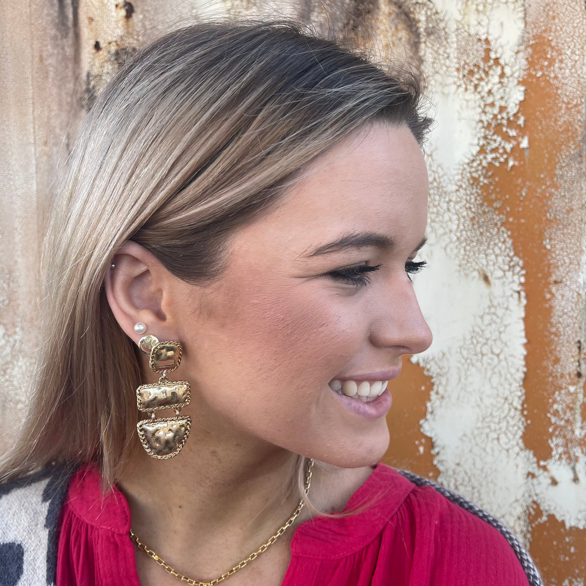 KAYLA GOLD DROP EARRINGS